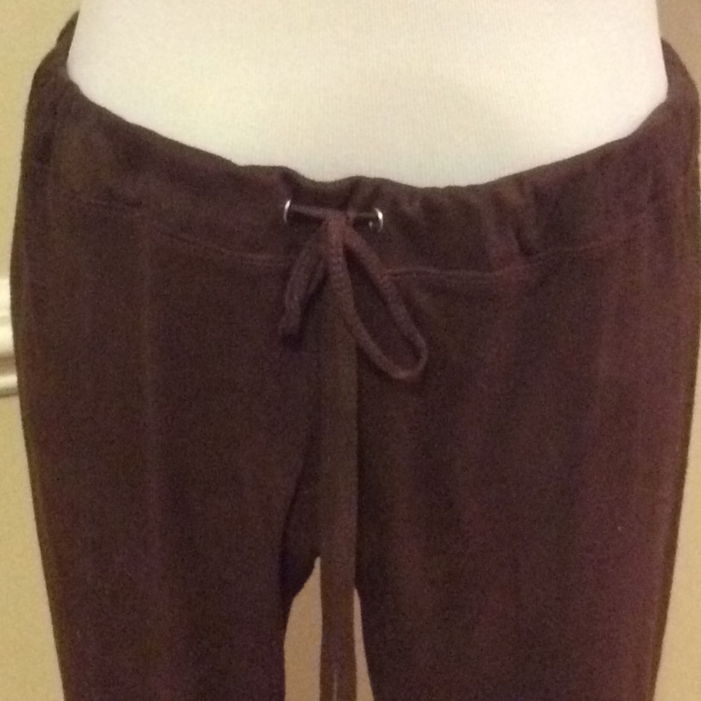 Rampage Faux suede drawstring pant